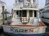 The Kaizen docked.